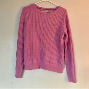 IZOD purple crewneck knit sweater